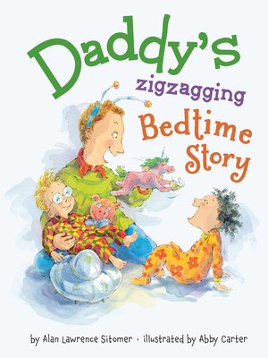 cover image of Daddy's Zigzagging Bedtime Story